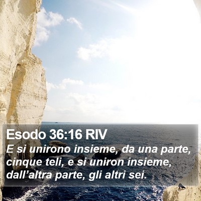 Esodo 36:16 RIV Bible Verse Image
