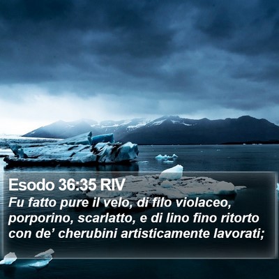 Esodo 36:35 RIV Bible Verse Image