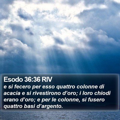 Esodo 36:36 RIV Bible Verse Image