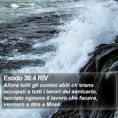 Esodo 36:4 RIV Bible Verse Image