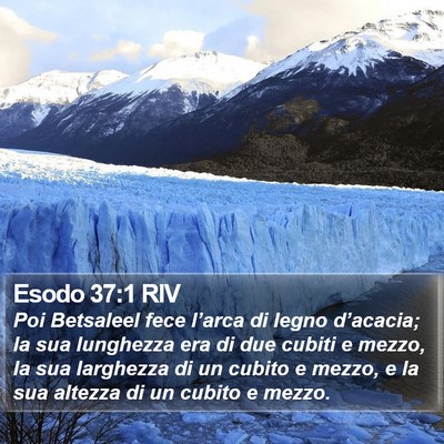 Esodo 37:1 RIV Bible Verse Image
