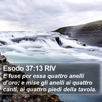 Esodo 37:13 RIV Bible Verse Image