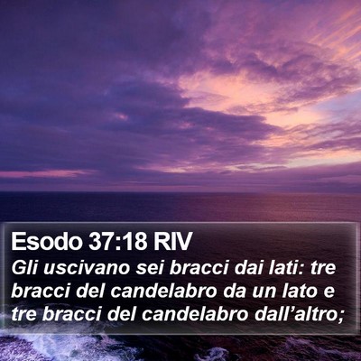 Esodo 37:18 RIV Bible Verse Image