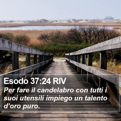 Esodo 37:24 RIV Bible Verse Image