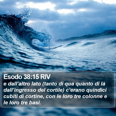 Esodo 38:15 RIV Bible Verse Image