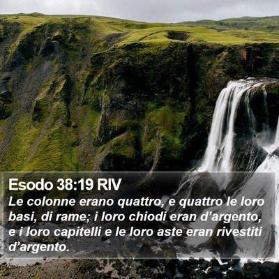 Esodo 38:19 RIV Bible Verse Image