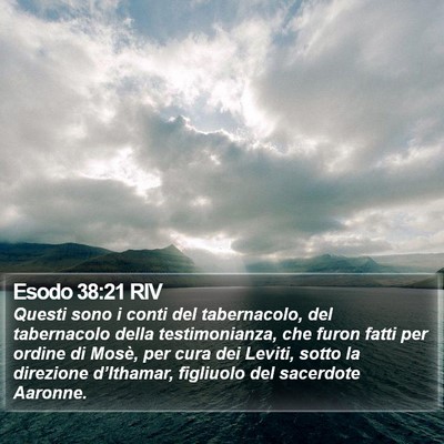Esodo 38:21 RIV Bible Verse Image