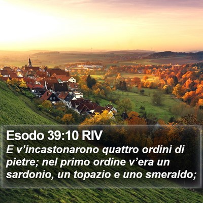 Esodo 39:10 RIV Bible Verse Image