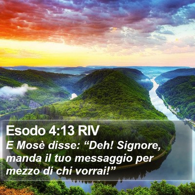 Esodo 4:13 RIV Bible Verse Image