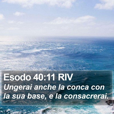 Esodo 40:11 RIV Bible Verse Image