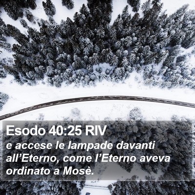 Esodo 40:25 RIV Bible Verse Image