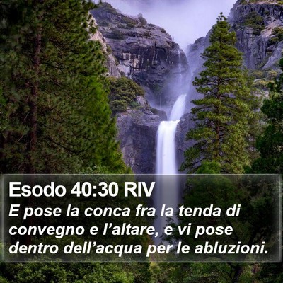 Esodo 40:30 RIV Bible Verse Image