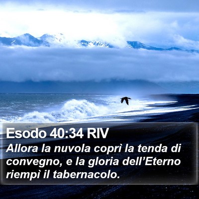 Esodo 40:34 RIV Bible Verse Image