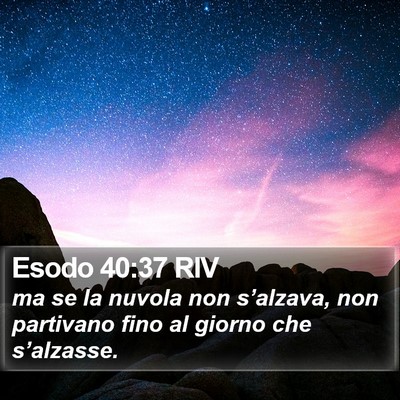 Esodo 40:37 RIV Bible Verse Image