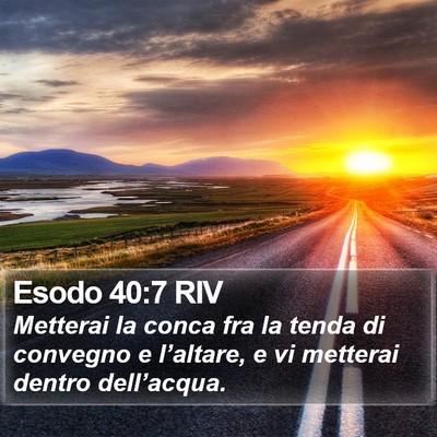 Esodo 40:7 RIV Bible Verse Image