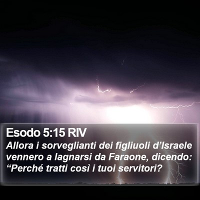 Esodo 5:15 RIV Bible Verse Image