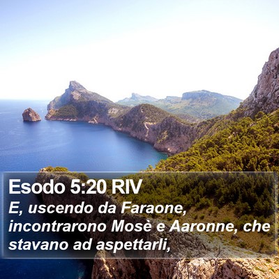 Esodo 5:20 RIV Bible Verse Image