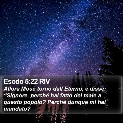 Esodo 5:22 RIV Bible Verse Image