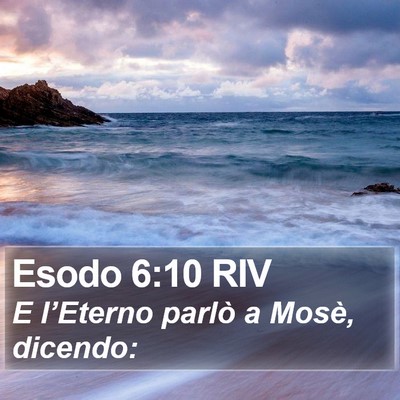Esodo 6:10 RIV Bible Verse Image