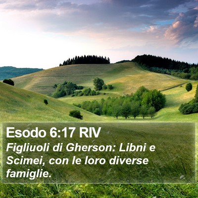 Esodo 6:17 RIV Bible Verse Image