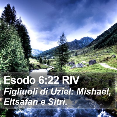 Esodo 6:22 RIV Bible Verse Image