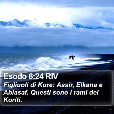 Esodo 6:24 RIV Bible Verse Image