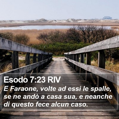 Esodo 7:23 RIV Bible Verse Image