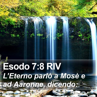 Esodo 7:8 RIV Bible Verse Image