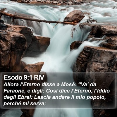 Esodo 9:1 RIV Bible Verse Image