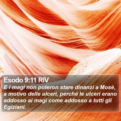 Esodo 9:11 RIV Bible Verse Image