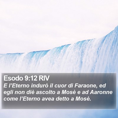 Esodo 9:12 RIV Bible Verse Image