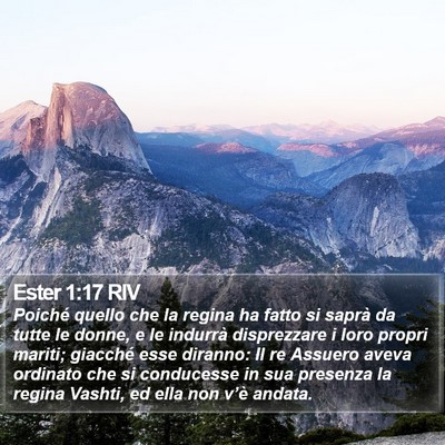 Ester 1:17 RIV Bible Verse Image