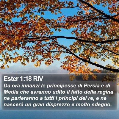 Ester 1:18 RIV Bible Verse Image