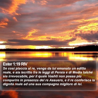 Ester 1:19 RIV Bible Verse Image