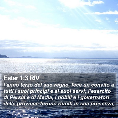 Ester 1:3 RIV Bible Verse Image