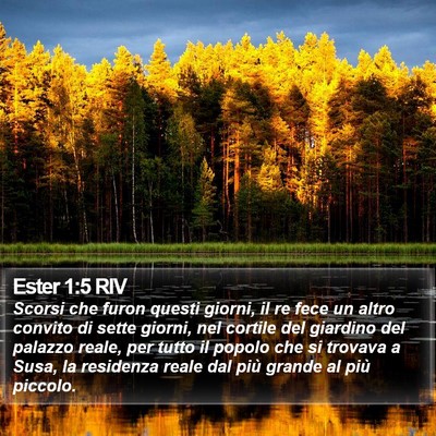 Ester 1:5 RIV Bible Verse Image