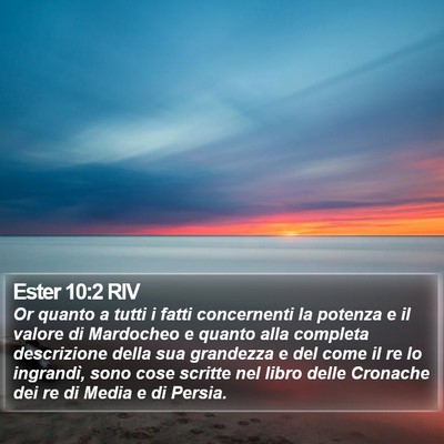 Ester 10:2 RIV Bible Verse Image