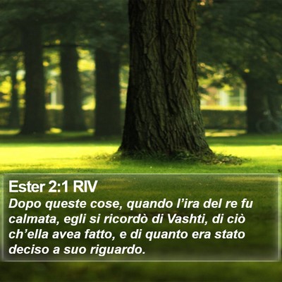 Ester 2:1 RIV Bible Verse Image