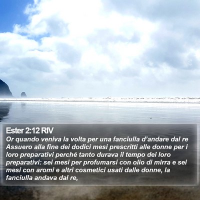 Ester 2:12 RIV Bible Verse Image