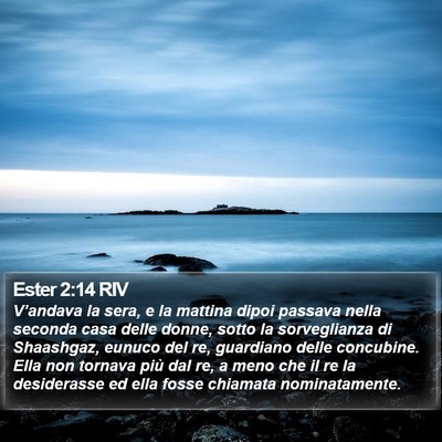 Ester 2:14 RIV Bible Verse Image