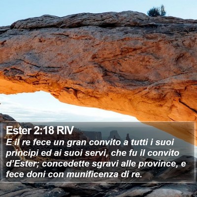 Ester 2:18 RIV Bible Verse Image