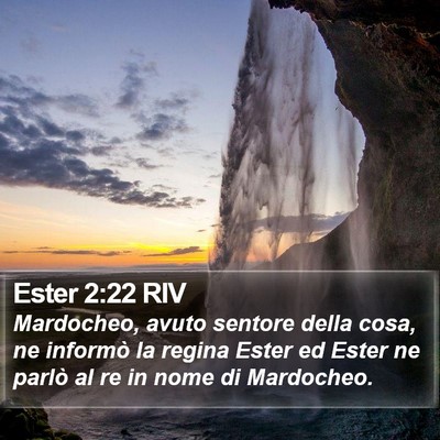 Ester 2:22 RIV Bible Verse Image
