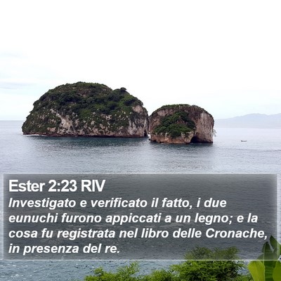 Ester 2:23 RIV Bible Verse Image