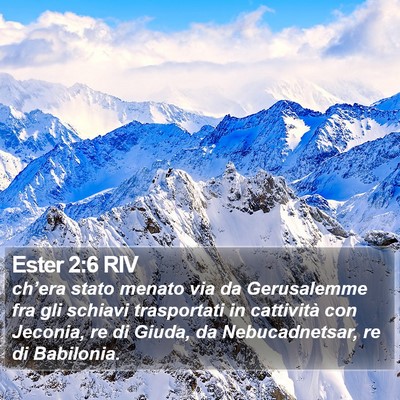 Ester 2:6 RIV Bible Verse Image