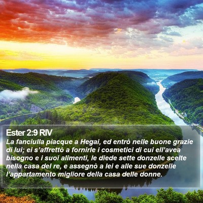 Ester 2:9 RIV Bible Verse Image