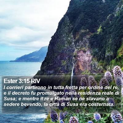 Ester 3:15 RIV Bible Verse Image