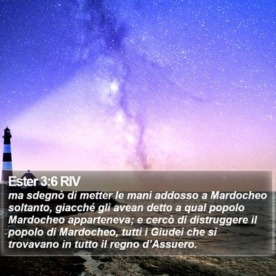 Ester 3:6 RIV Bible Verse Image