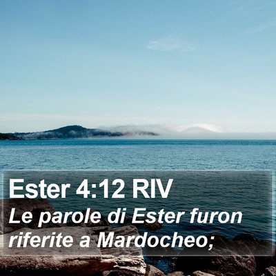 Ester 4:12 RIV Bible Verse Image