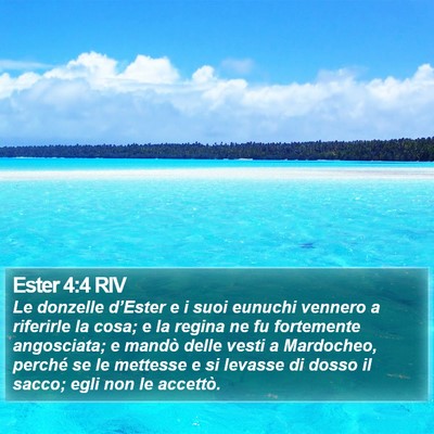 Ester 4:4 RIV Bible Verse Image