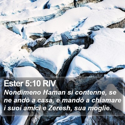 Ester 5:10 RIV Bible Verse Image
